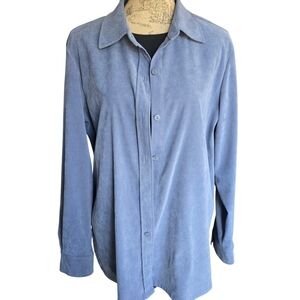 Allison Taylor Navy Stretch Shirt S- XL